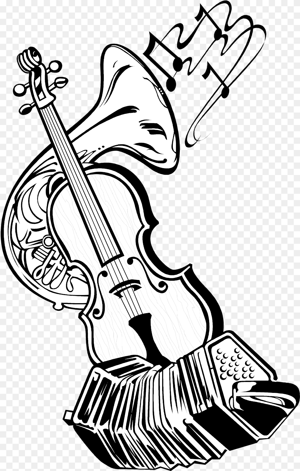 Musical Instruments Drawings Of Music Instrument, Adult, Female, Musical Instrument, Person Png Image