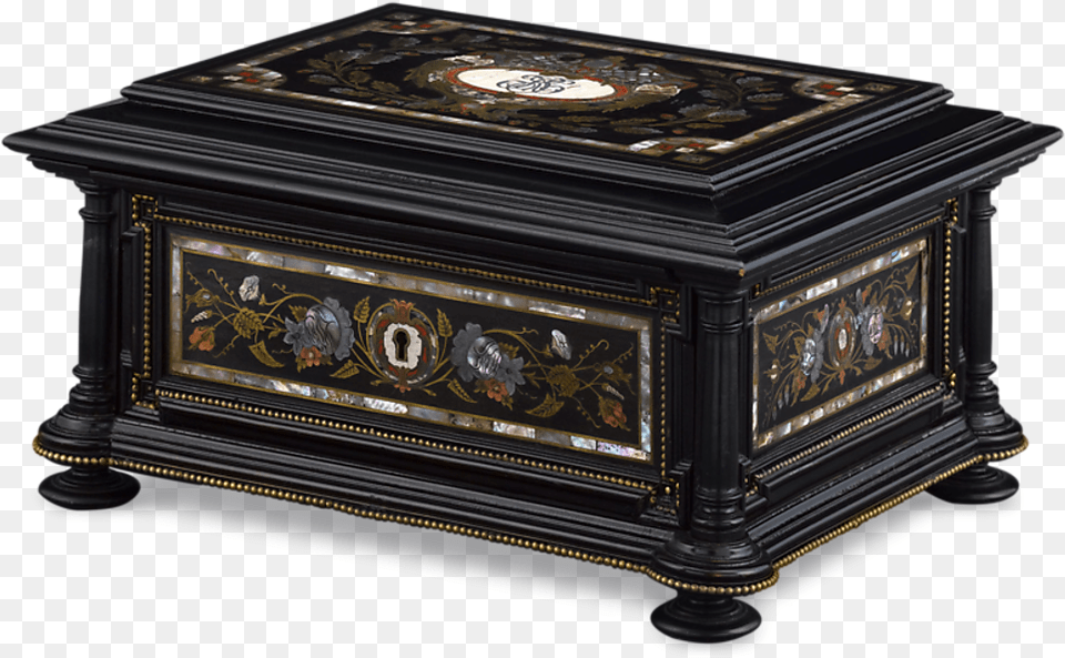 Musical Jewelry And Sewing Casket Coffee Table, Pottery, Furniture, Jar, Box Png Image