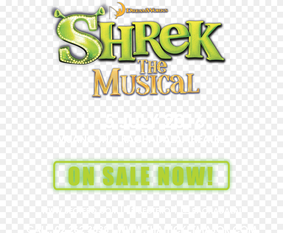 Musical Junior Sampler Shrek The Musical, Advertisement, Poster Free Png