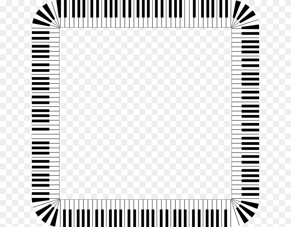 Musical Keyboard Borders And Frames Piano, Home Decor, Rug Png