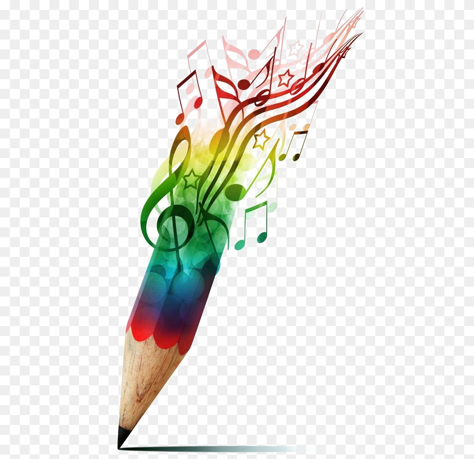 Musical Note Art Notes Music And Art, Graphics, Pencil Free Png