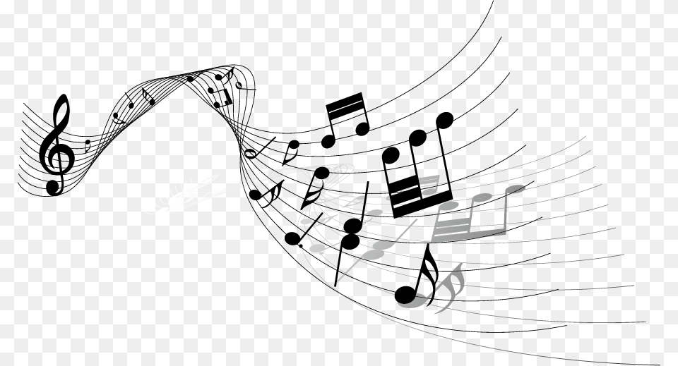 Musical Note Drawing Royalty Clip Art Les Note De Musique, Animal, Fish, Sea Life, Shark Png Image