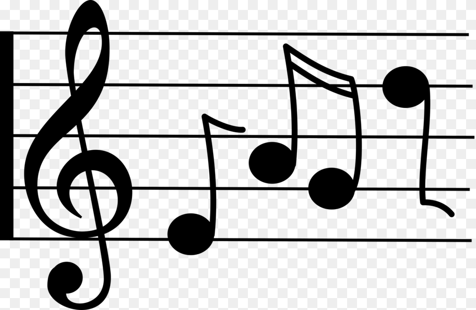 Musical Note Music Music Download, Gray Free Png