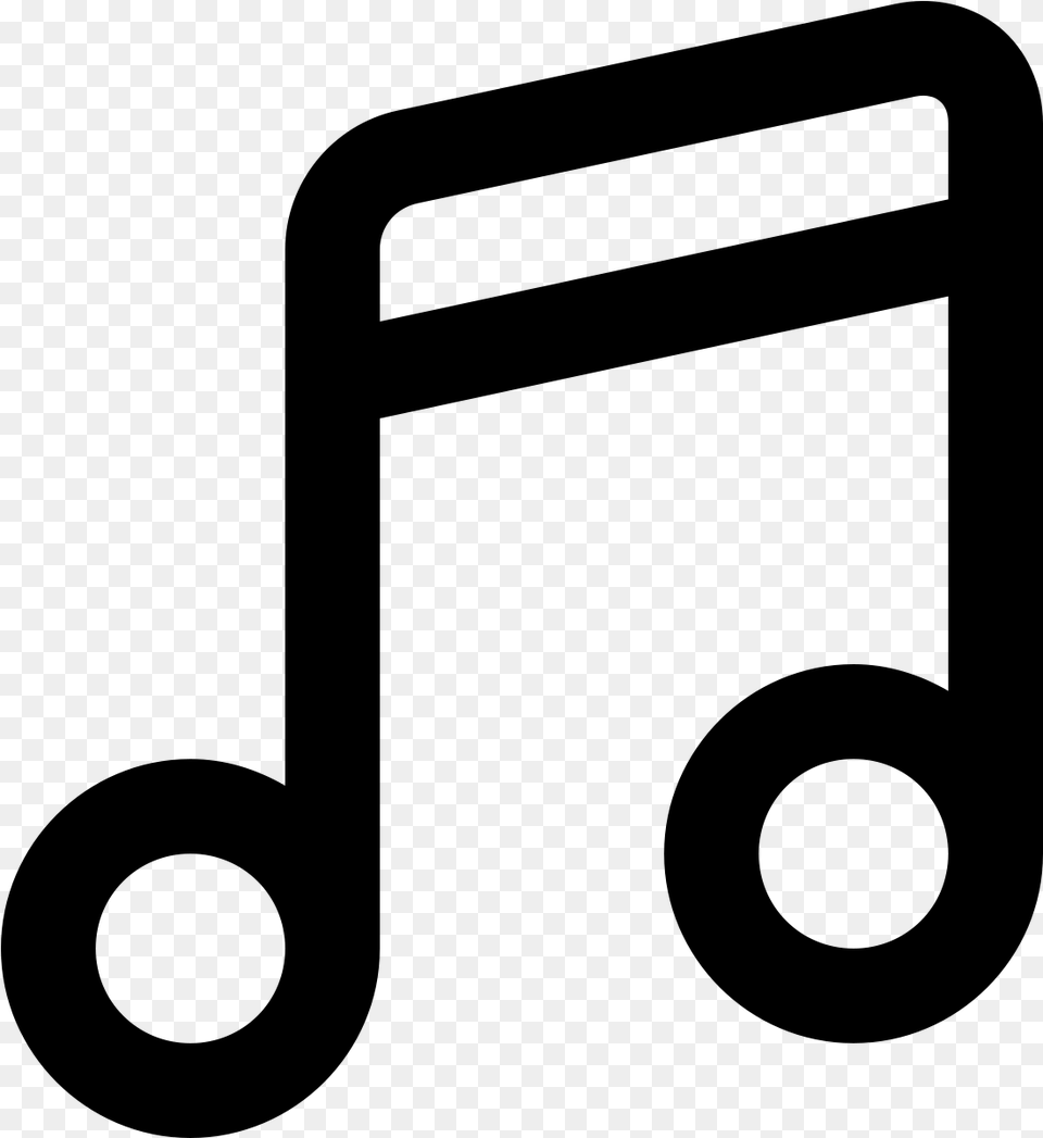 Musical Note Vector Graphics Image Clip Art Icon Music Note, Gray Free Transparent Png