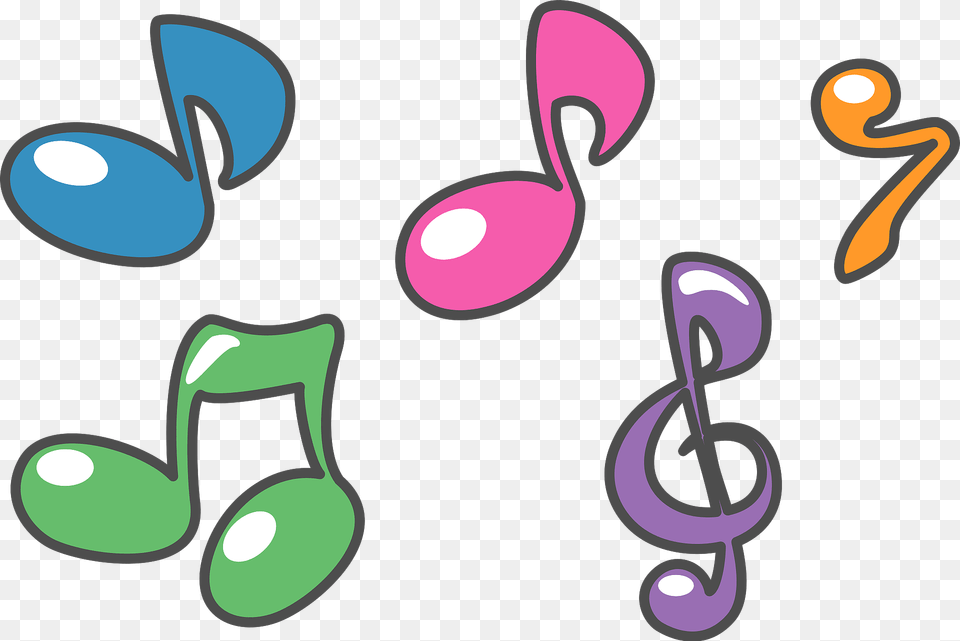 Musical Notes Clipart, Art, Graphics, Modern Art, Smoke Pipe Png