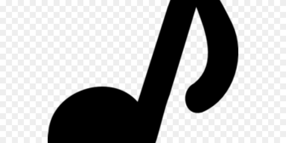 Musical Notes Clipart Music Symbol, Gray Png