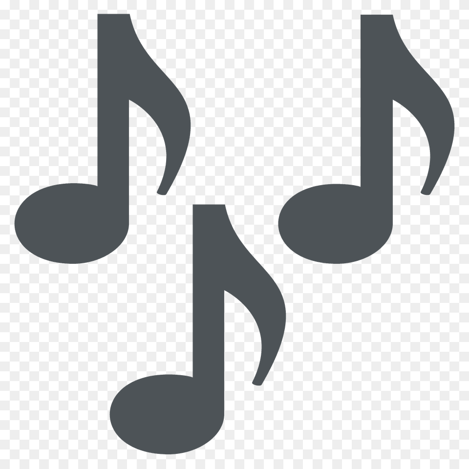 Musical Notes Emoji Clipart, Text, Symbol Free Png Download