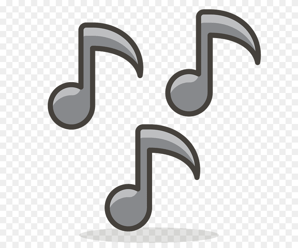 Musical Notes Icon Of 780 Vector Emoji Notas Musicales Emoji, Number, Symbol, Text, Blade Free Png Download