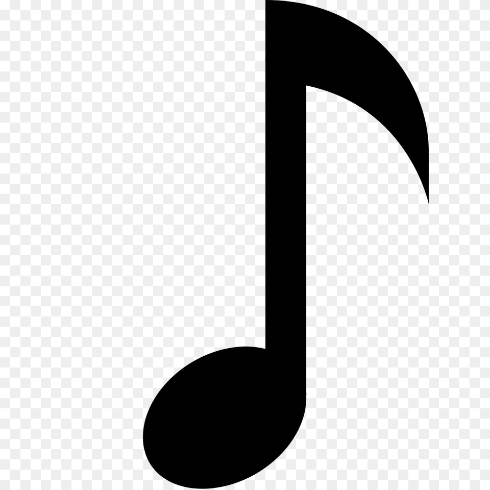 Musical Notes Icon, Gray Png Image