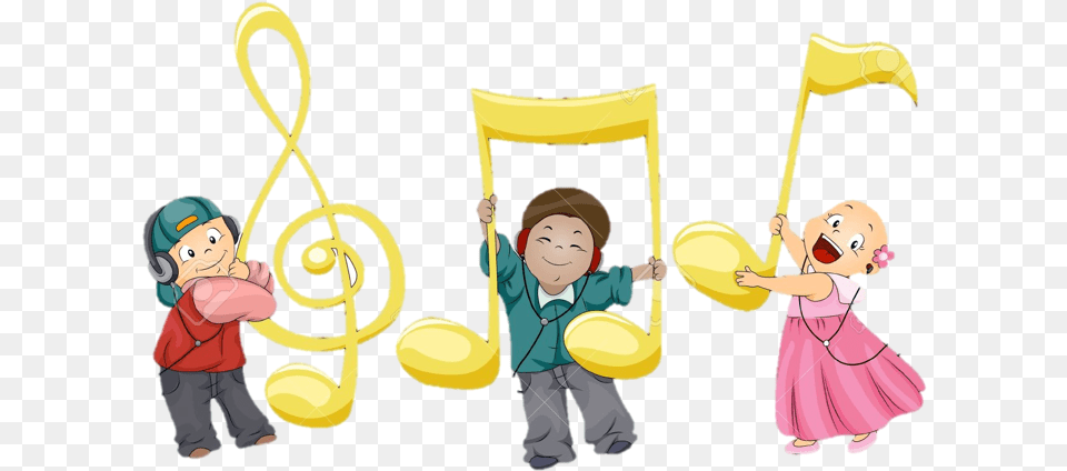 Musical Notes Kids, Child, Female, Girl, Person Free Png