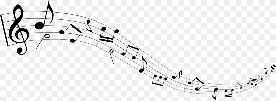 Musical Notes Music Border Clipart, Handwriting, Text Png Image