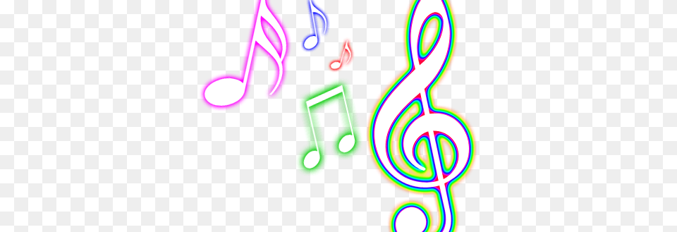 Musical Notes Music Note Clip Art Clipart Symbols Sweet, Light, Neon, Graphics, Text Free Png Download