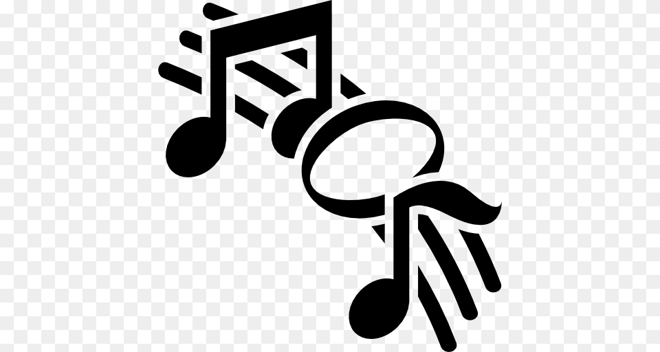 Musical Notes Music Staff Notes Music Piece Music Notes Icon, Gray Free Transparent Png