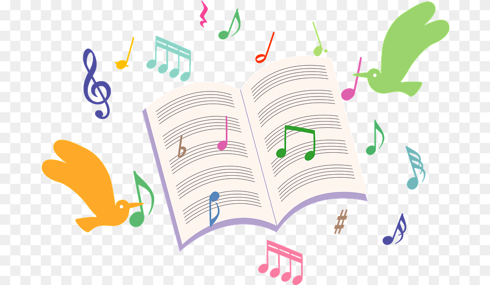 Musical Notes Sheet Music Clipart Paper, Book, Page, Publication, Text Free Png