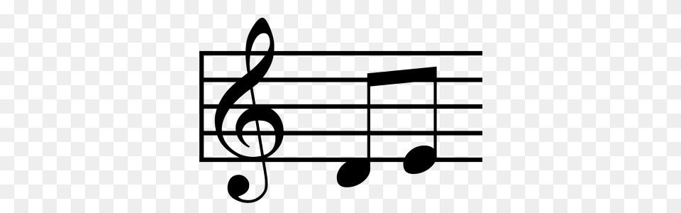 Musical Notes Transparent Image And Clipart, Gray Free Png