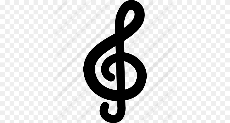 Musical Sign For Music Class, Gray Png