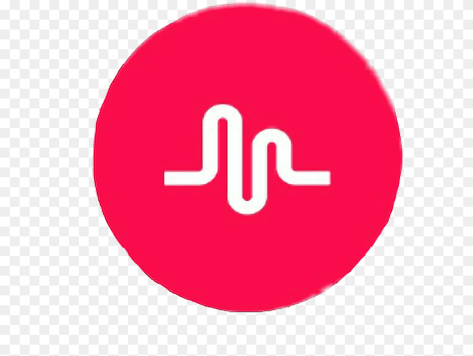 Musically Logo Sticker Simbolo Do Musical Ly, Sign, Symbol, Road Sign, Disk Free Transparent Png