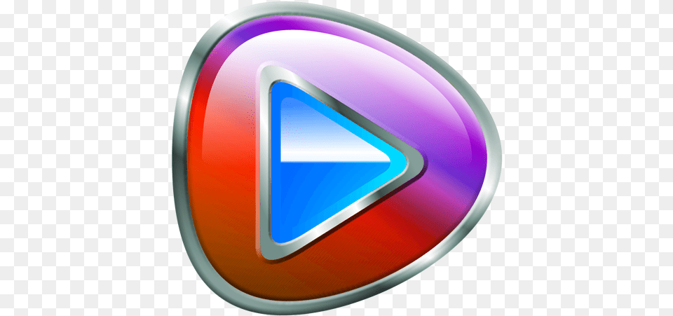 Musicclip Hd Video Youtube Graphic Design, Disk, Triangle Png Image