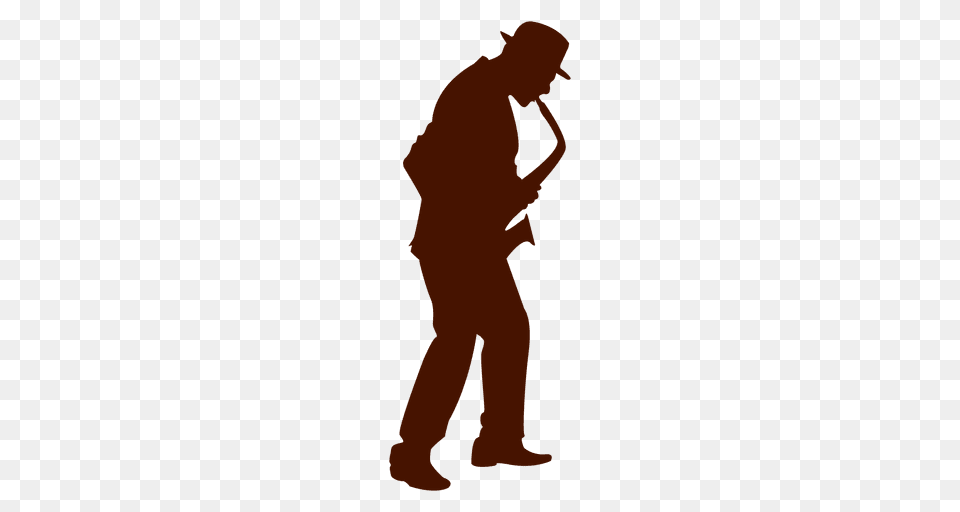 Musician Music Saxophone Silhouette, Adult, Male, Man, Person Png