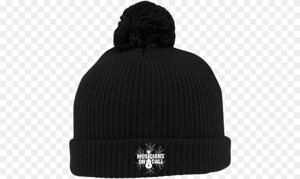 Musicians On Call Embroidered Pom Beanie Beanie, Cap, Clothing, Hat, Hoodie Png