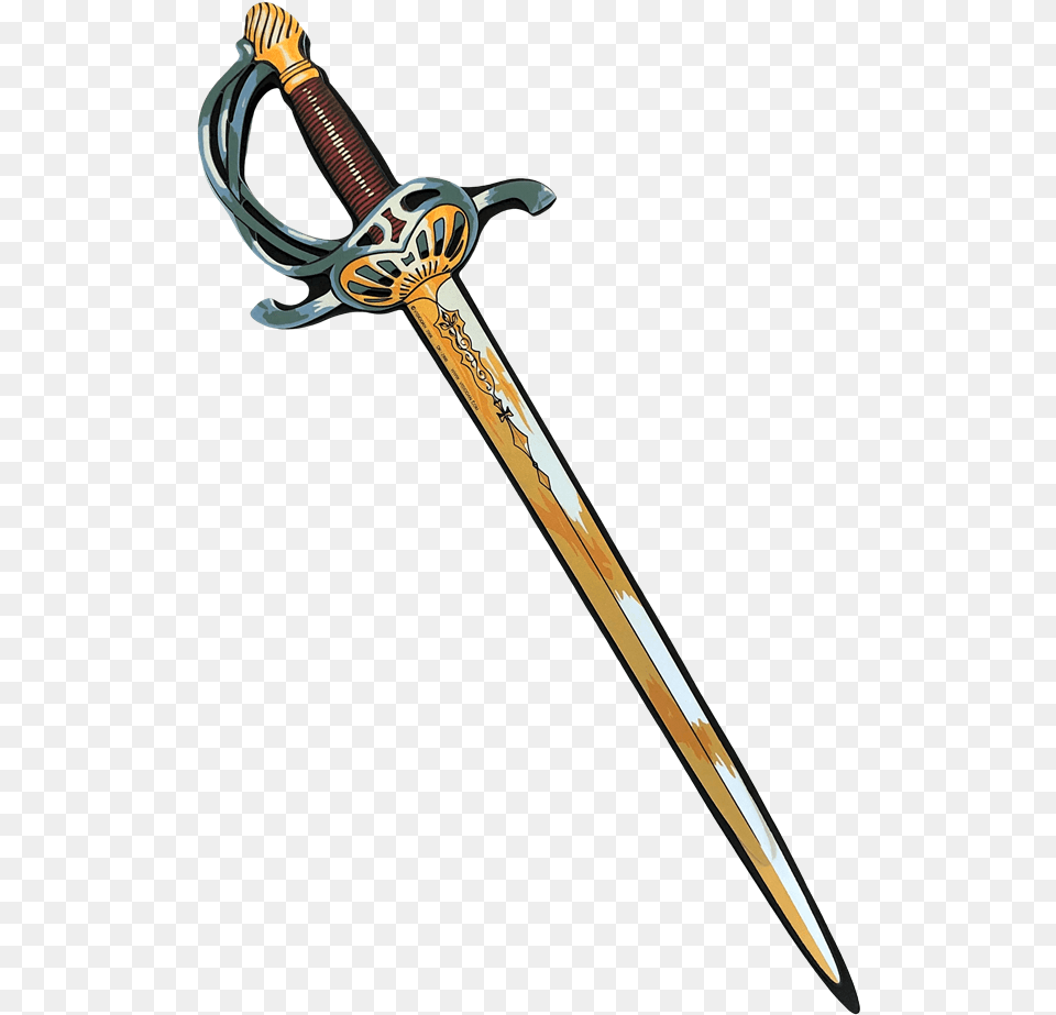 Musketeer Sword Musketeer Line Sabre, Blade, Dagger, Knife, Weapon Png Image