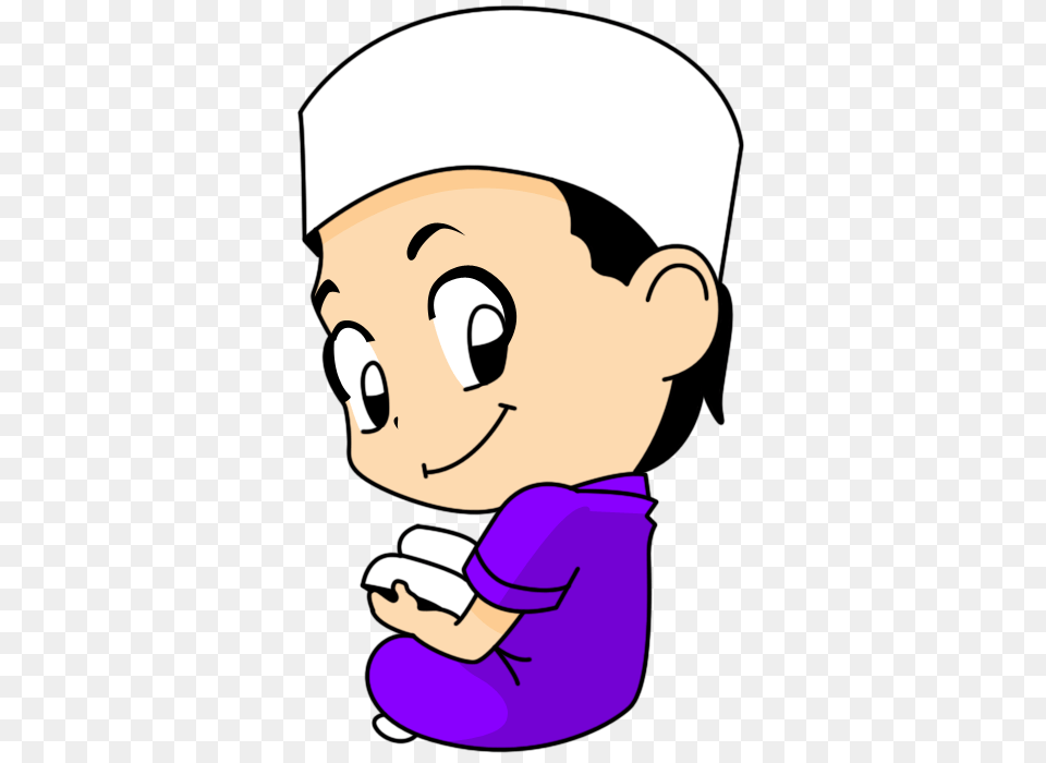 Muslim Little Solihin Muslim Islamic Cartoon, Baby, Person, Book, Comics Free Png