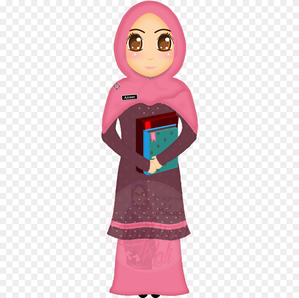 Muslim Teacher Cartoon, Clothing, Coat, Dress, Fashion Free Png Download