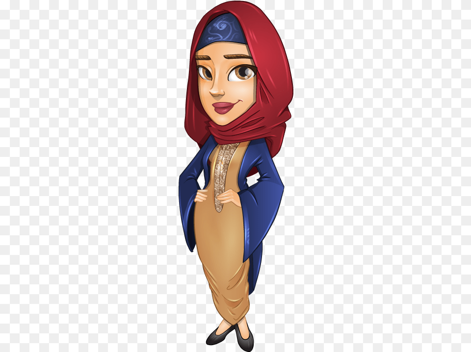 Muslim Woman Cliparts Cartoon Muslim Woman, Adult, Publication, Person, Female Png Image