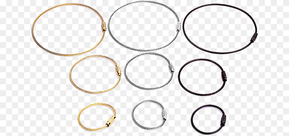 Musri Wire Circle Keychain Rope Circle, Accessories, Jewelry, Bracelet, Earring Free Transparent Png
