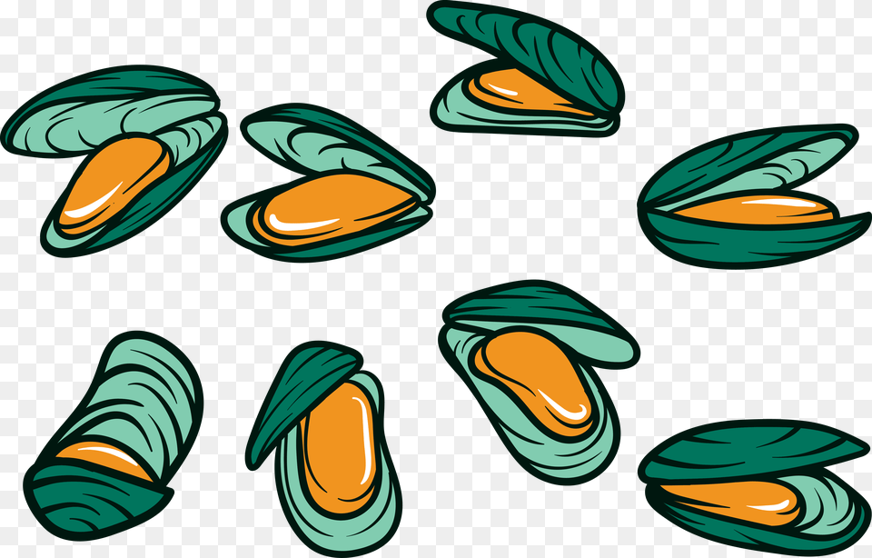 Mussel Clipart Oyster, Vegetable, Produce, Plant, Nut Free Png Download