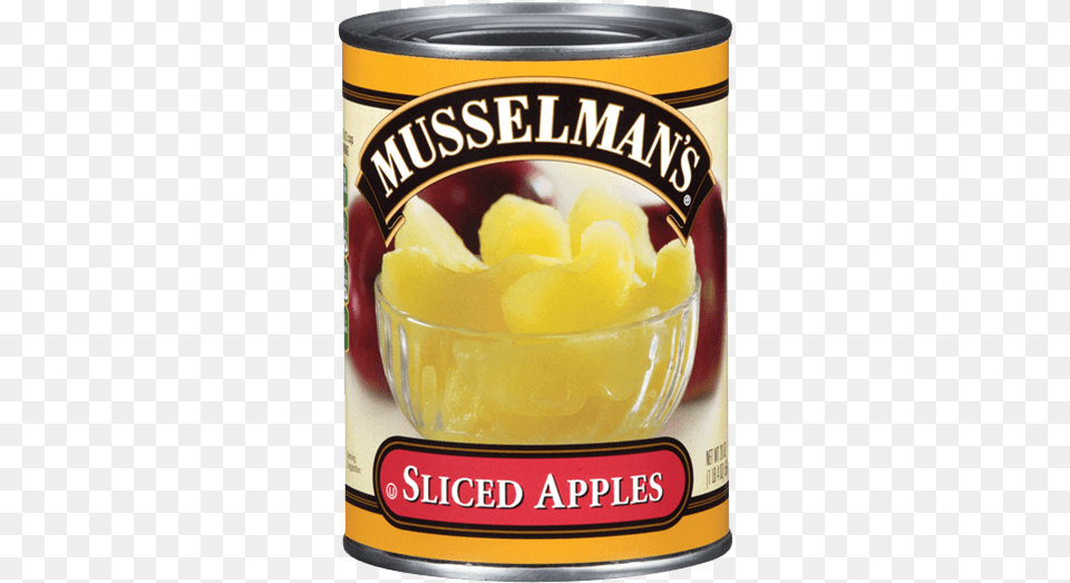 Musselman S Sliced Apples 20 Oz Fruit Cup, Aluminium, Food, Jelly, Tin Png