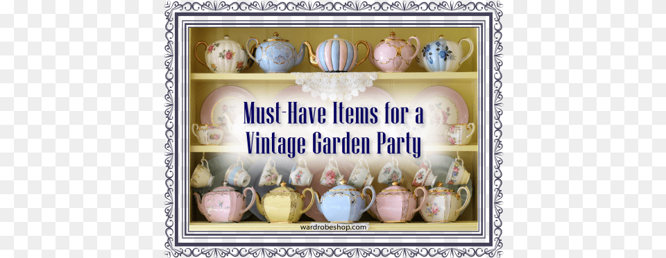Must Have Items For A Vintage Garden Party Two Eves In The Garden Of Eden And A Male Mother A, Art, Pottery, Pot, Porcelain Png