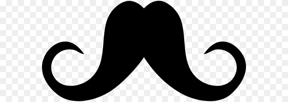 Mustache Gray Free Png