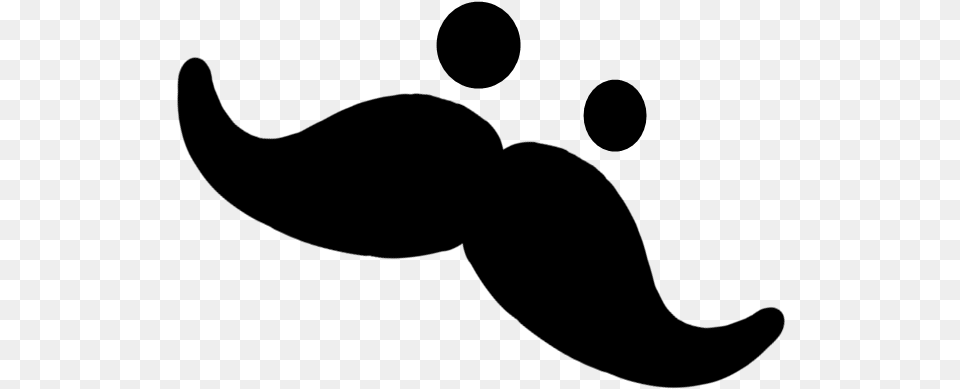 Mustache, Gray Free Transparent Png
