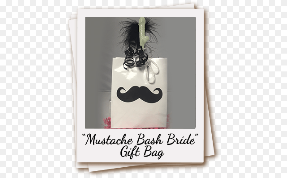 Mustache Bash Bride Gift Bag Set Calligraphy, Text Png