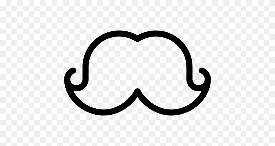 Mustache Clip Art, Gray Free Png Download