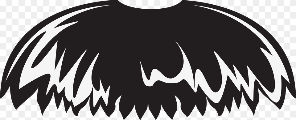 Mustache Clipart Bushy Moustache, Logo, Symbol, Stencil, Batman Logo Free Png Download