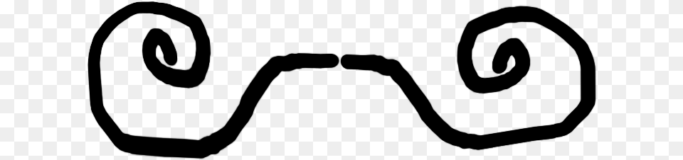 Mustache Clipart Draw Drawn Moustache Transparent, Gray Png Image