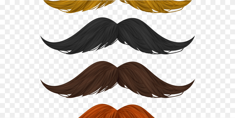 Mustache Clipart Orange Wig, Face, Head, Person, Adult Free Png