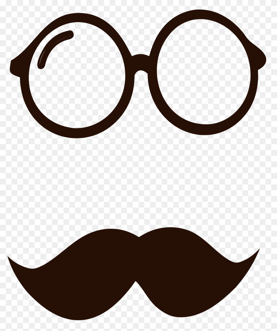 Mustache Group With Items, Accessories, Person, Head, Glasses Free Png