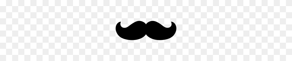 Mustache Icons Noun Project, Gray Free Png