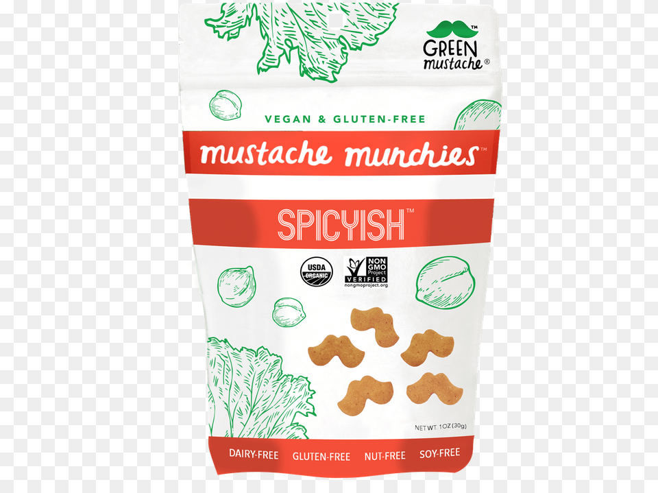 Mustache Munchies Spicyish Mustache Munchies, Food, Fried Chicken Png Image