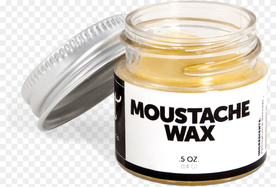 Mustache Wax Spread, Jar, Bottle, Can, Tin Free Png Download