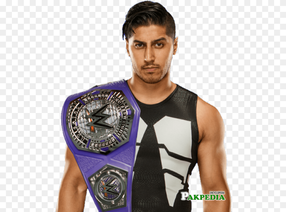 Mustafa Ali Wwe Cruiserweight Champ Mustafa Ali, Wristwatch, Person, Vest, Clothing Free Transparent Png