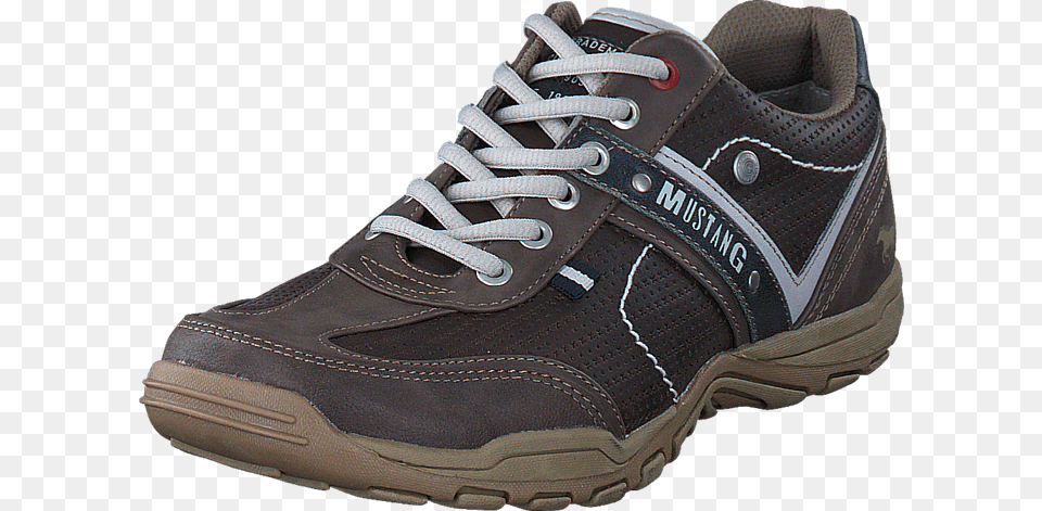 Mustang 32 Dark Brown 01 Mens Synthetic Hiking Shoe, Clothing, Footwear, Sneaker, Running Shoe Free Transparent Png