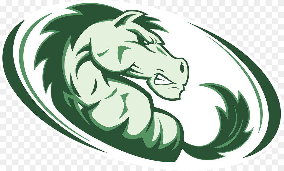 Mustang Clipart Central Middle School Strongsville Mustangs Logo, Animal, Fish, Sea Life, Shark Free Png