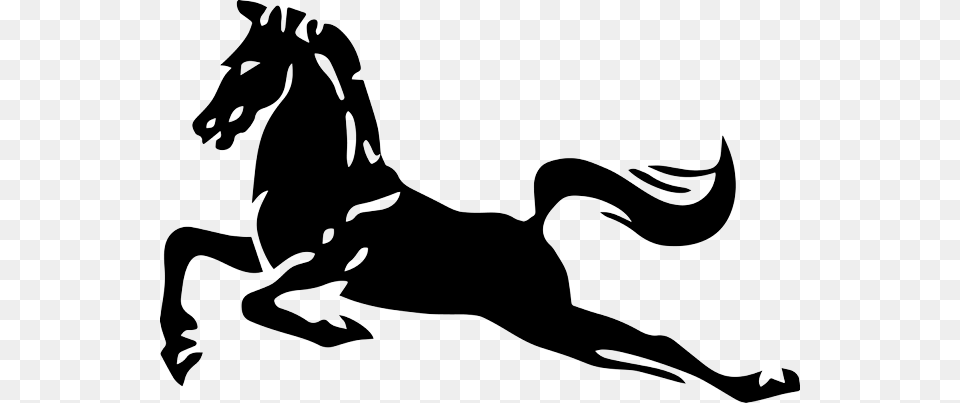 Mustang Clipart Maverick, Stencil, Silhouette, Mammal, Animal Png
