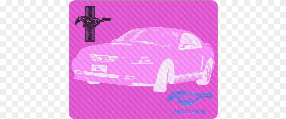 Mustang Gt Pink Rectangle Mousepad Audi Avantissimo, Purple, Transportation, Sports Car, Vehicle Free Png