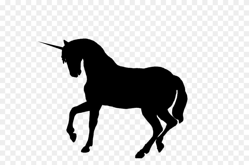 Mustang Horse Clip Art, Silhouette, Animal, Mammal, Colt Horse Png Image