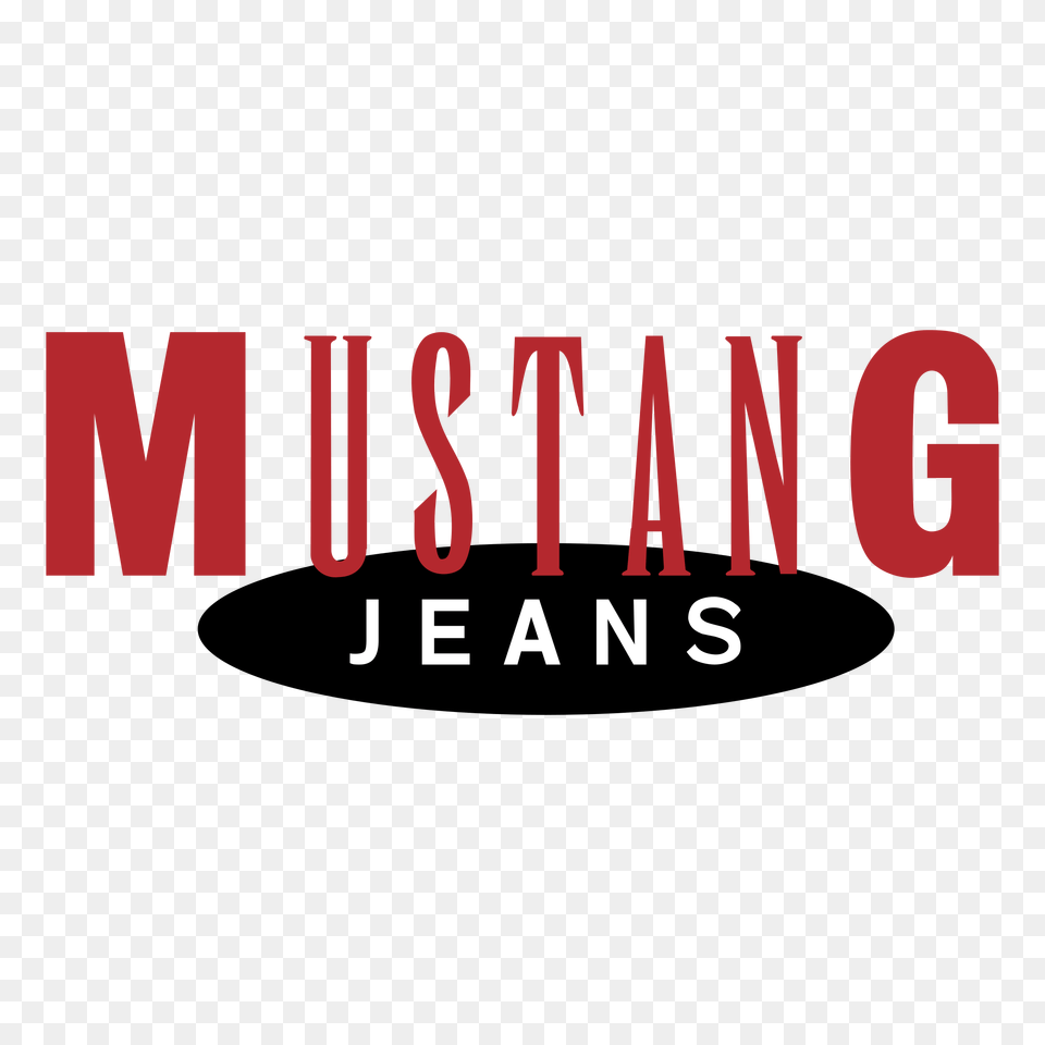 Mustang Jeans Logo Transparent Vector, Text Free Png